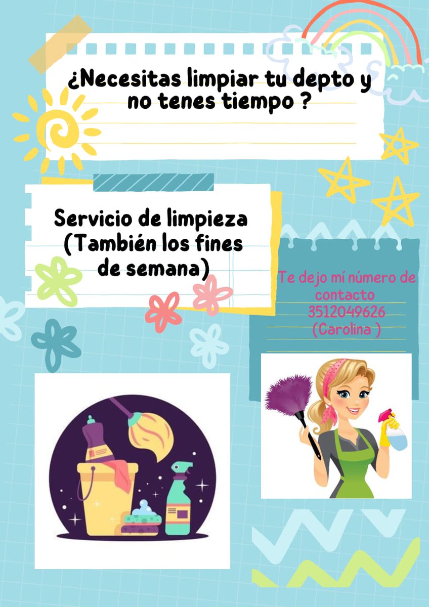 newpaint365's tweet image. •Necesitas Limpiar tu Departamento?
• Compromiso y Responsabilidad 
@Compraventaserv  @VivireNuevaCba 
@VivireNuevaCor
@vivir_en_guemes @365NuevaCordoba