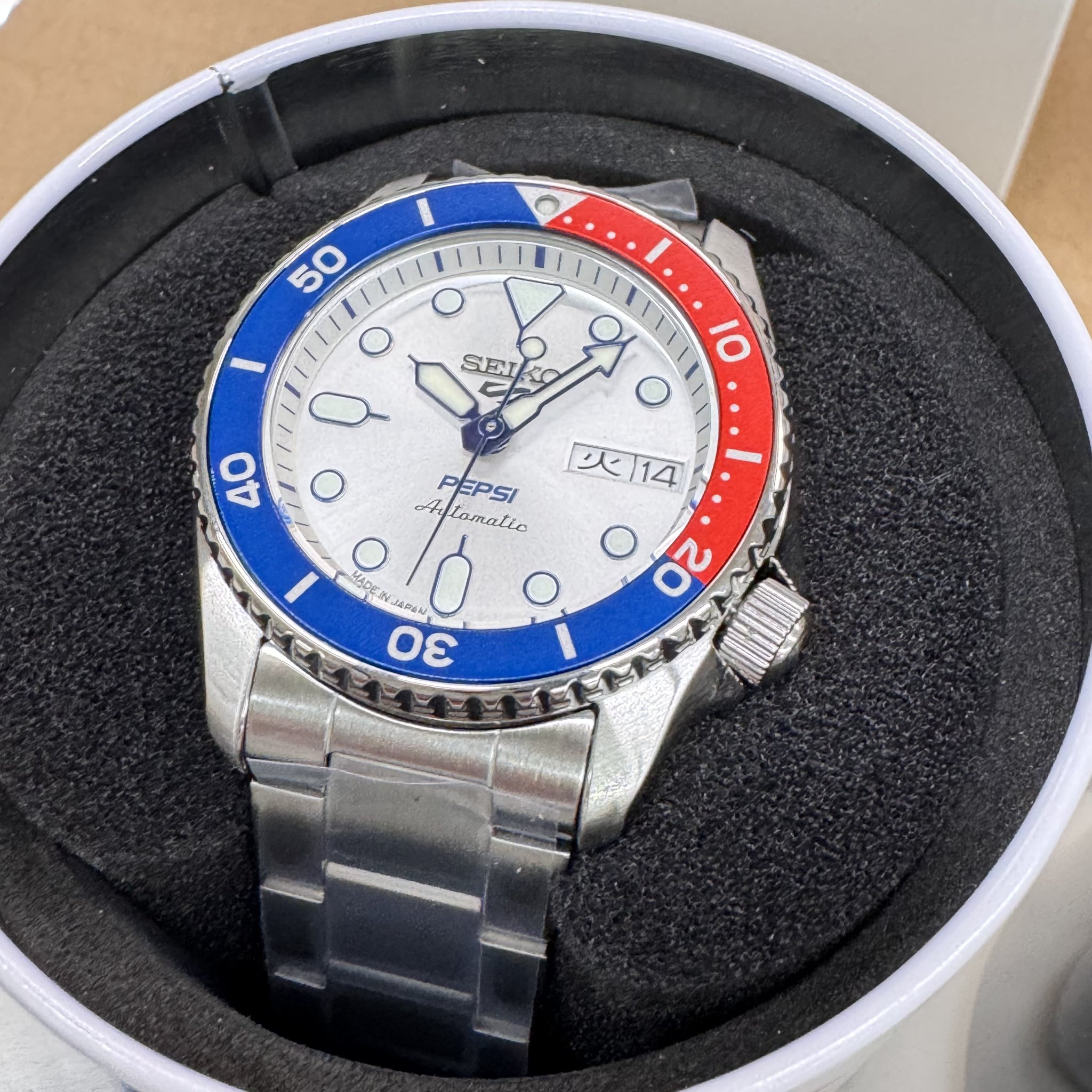 セイコーSBSA319ペプシモデル最安値‼️ Seiko 5 Sports SBSA319 腕時計 SEIKO SPORTS セイコー スポーツ