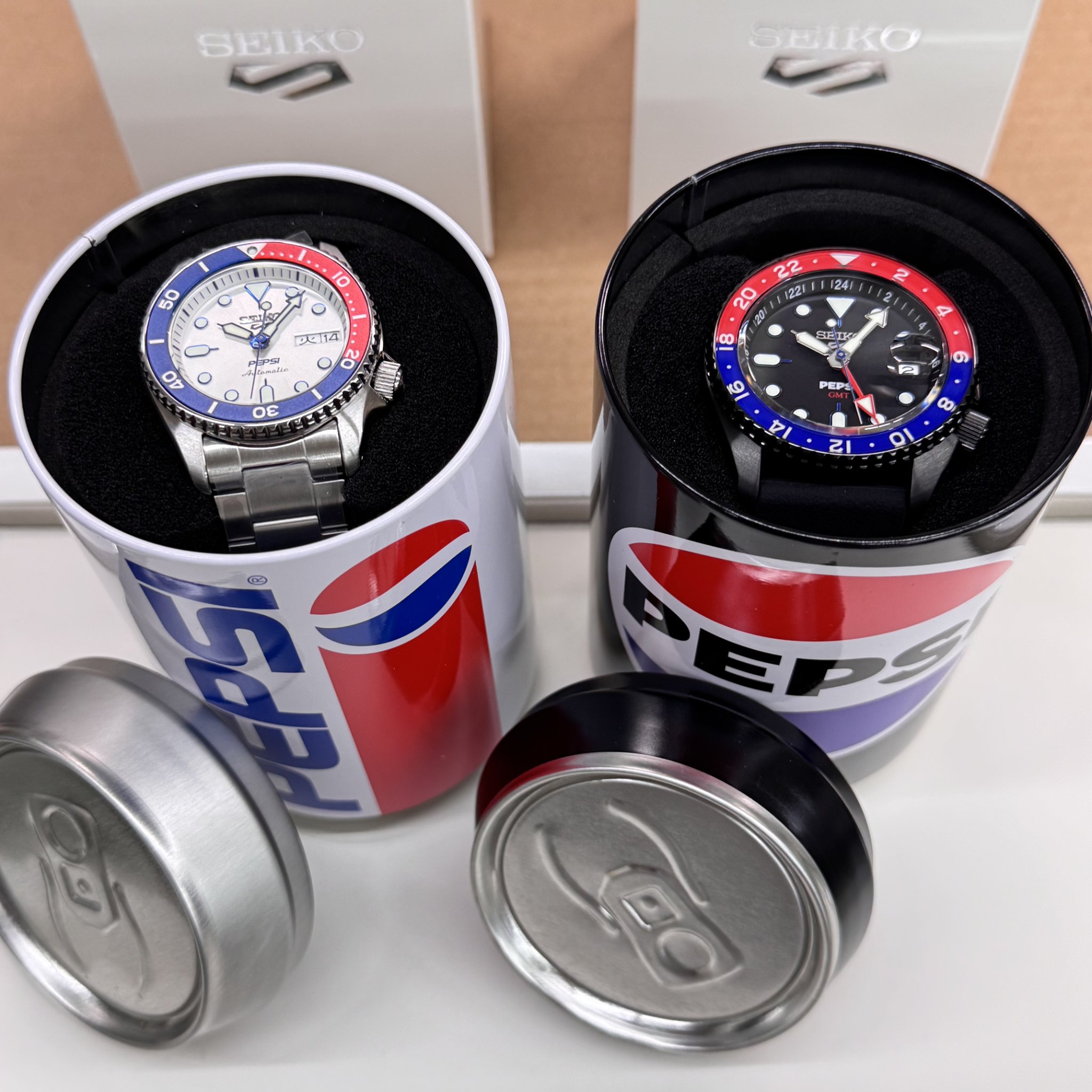 【新品】SEIKO ✕ PEPSI コラボ　セイコー5スポーツ（SBSA319） 9月5日発売》セイコー 5スポーツ SKX ペプシ コラボレーション