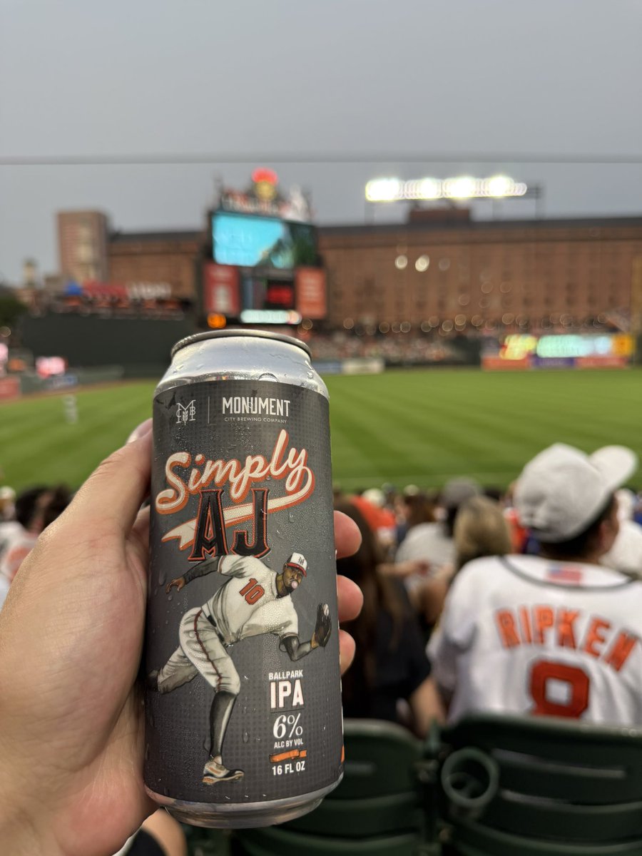 #108ing at Camden Yards. Great beer.