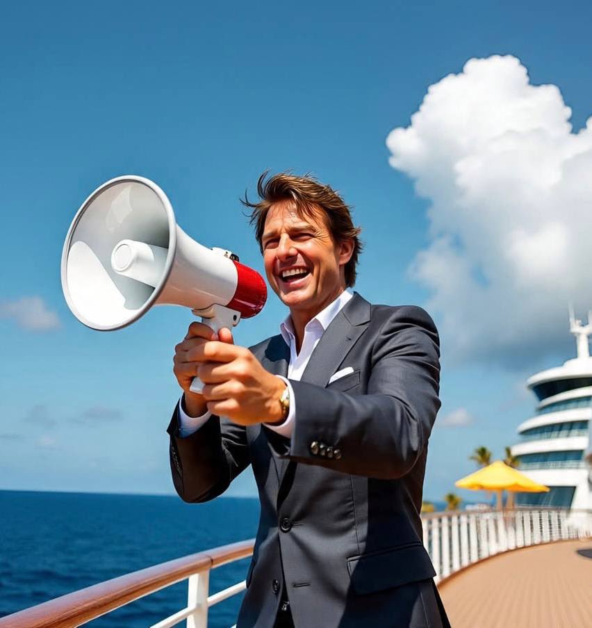 Free drinks on me! Man what a beautiful day aboard $cruise!