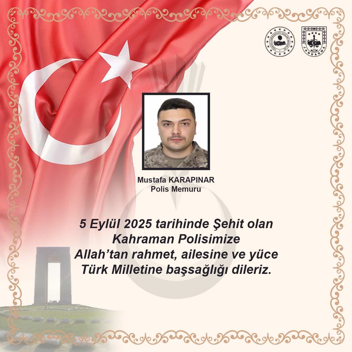 Başımız sağ olsun.🇹🇷