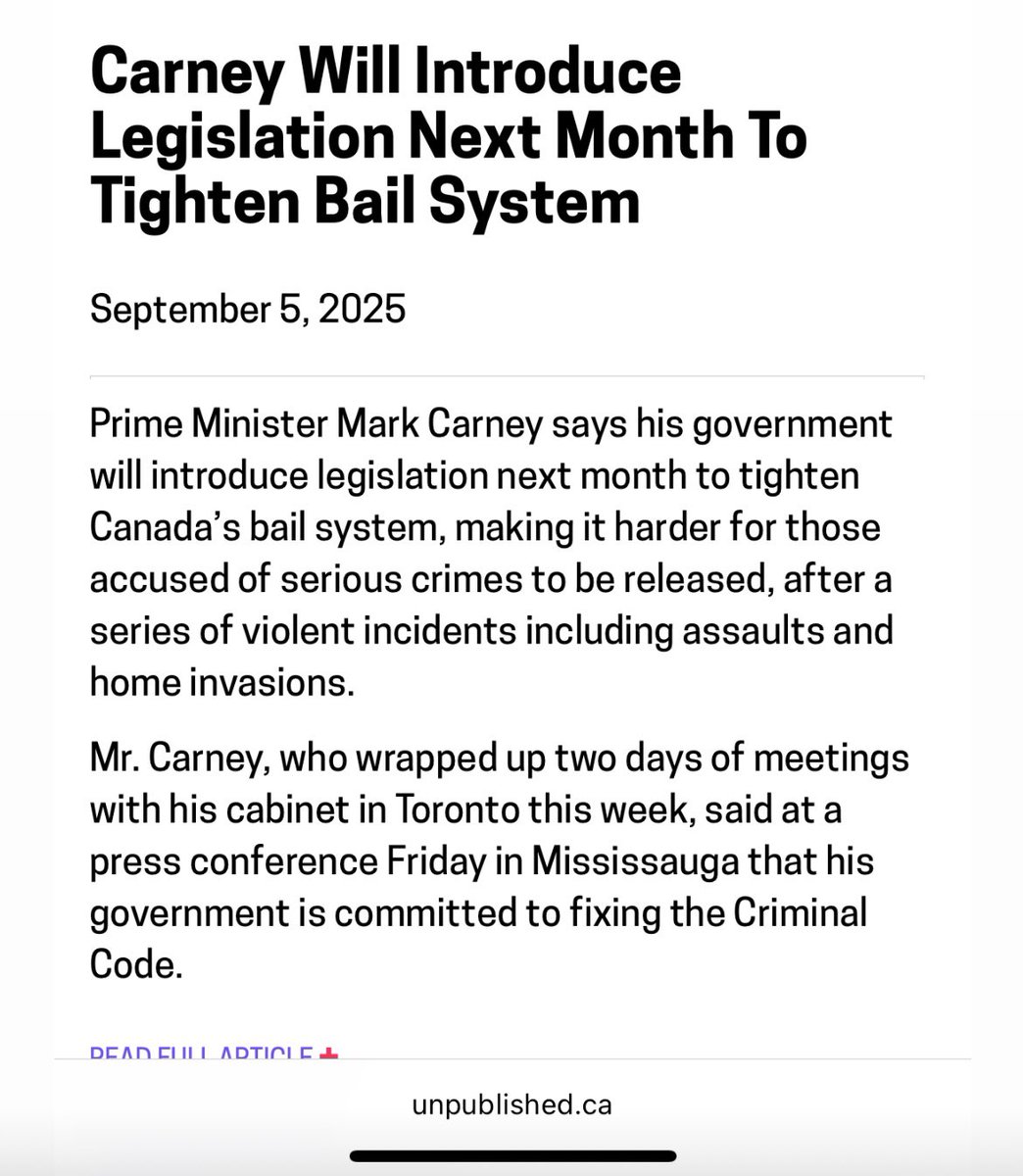 Edmonton has more jails per capita than most Canadian cities. We have been calling for bail reform for years. This is a step in the right direction but we need to fight more to reduce violent crime in our city and keep offenders off the street. Zero tolerance.