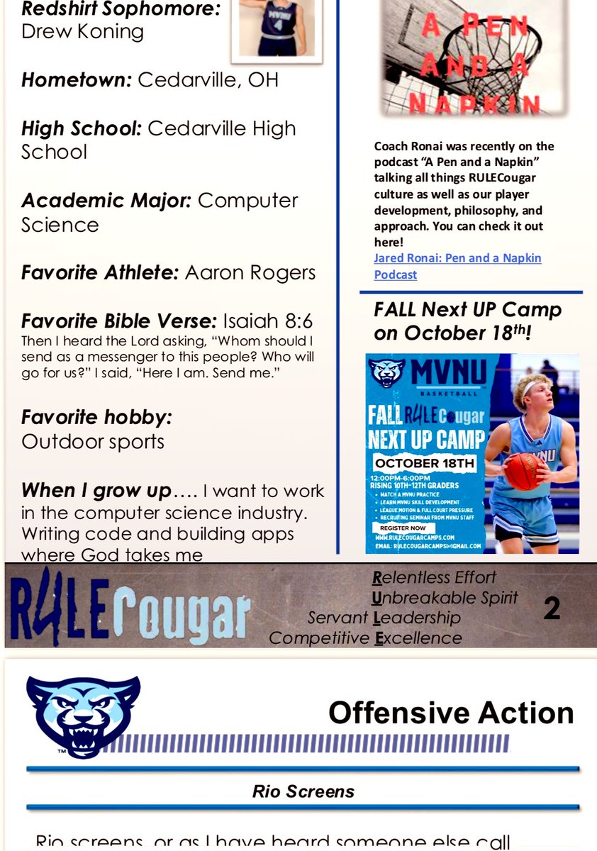 🏀 &amp; Leadership newsletter 🔥 Off the press. 📰 

If you are not on the list to receive one please shoot me a note and we will add you.