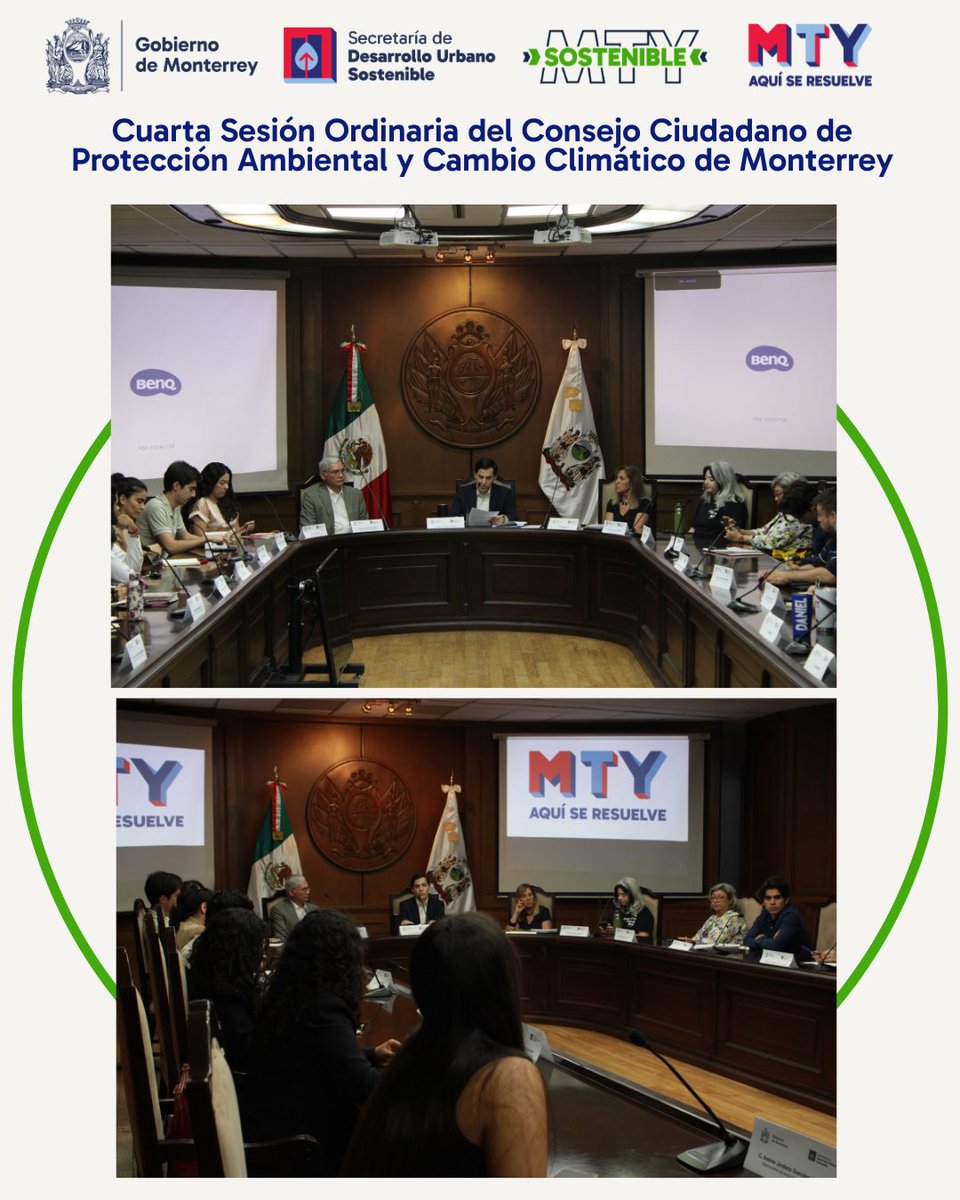El miércoles 4 de septiembre del presente año, se realizó la Cuarta Sesión Ordinaria del Consejo de Protección Ambiental y Cambio Climático de Monterrey; un espacio de diálogo y acción para seguir construyendo soluciones frente a los retos ambientales que nos unen. 🏞️🏙️🌎
