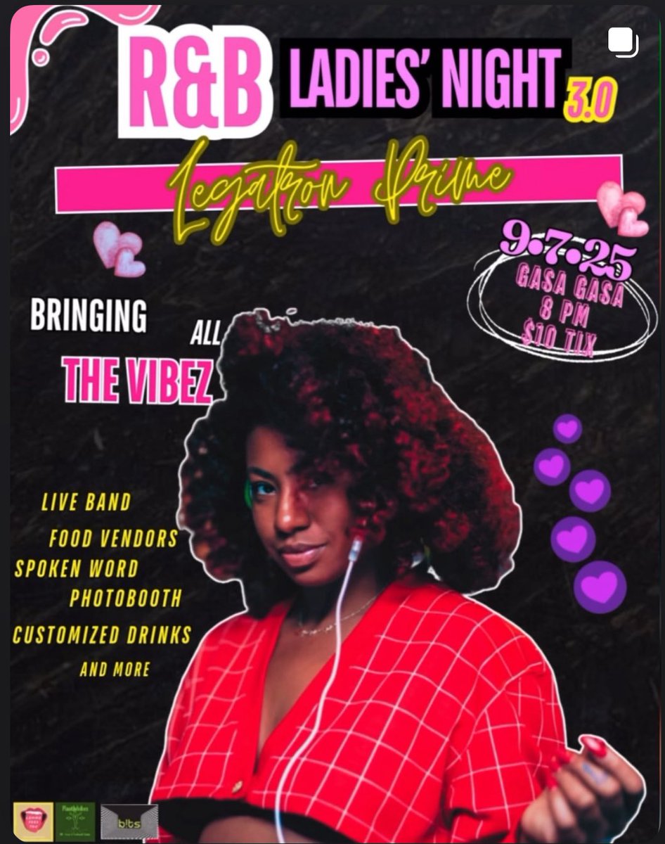 Stacked weekend before I go out of town for a minute! 

Pull up on me from tonight to Sunday! Come say hi, have a drink, &amp; catch at vibe with me 🫶🏽