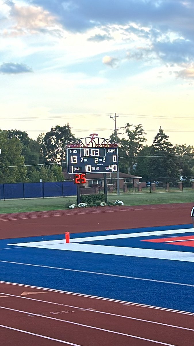 TOUCHDOWN PASS FROM BRYCE NAPIER TO AIDAN SISTY PATRIOTS UP 13-0‼️