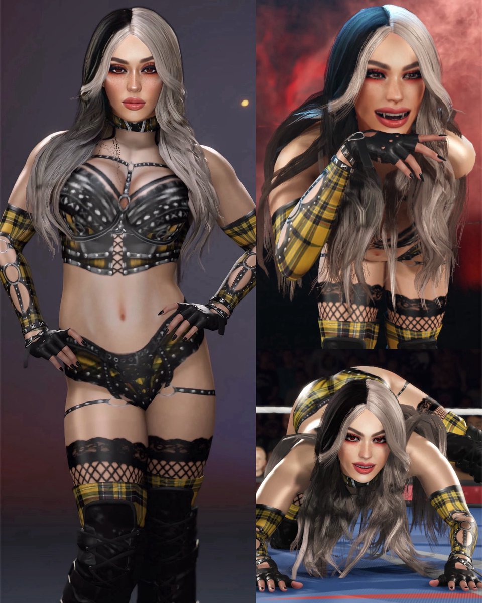 DemonHeatherRae's tweet image. As if.  💛🖤
#WWE #AEW #LivMorgan #Ajlee  #WWE2K25