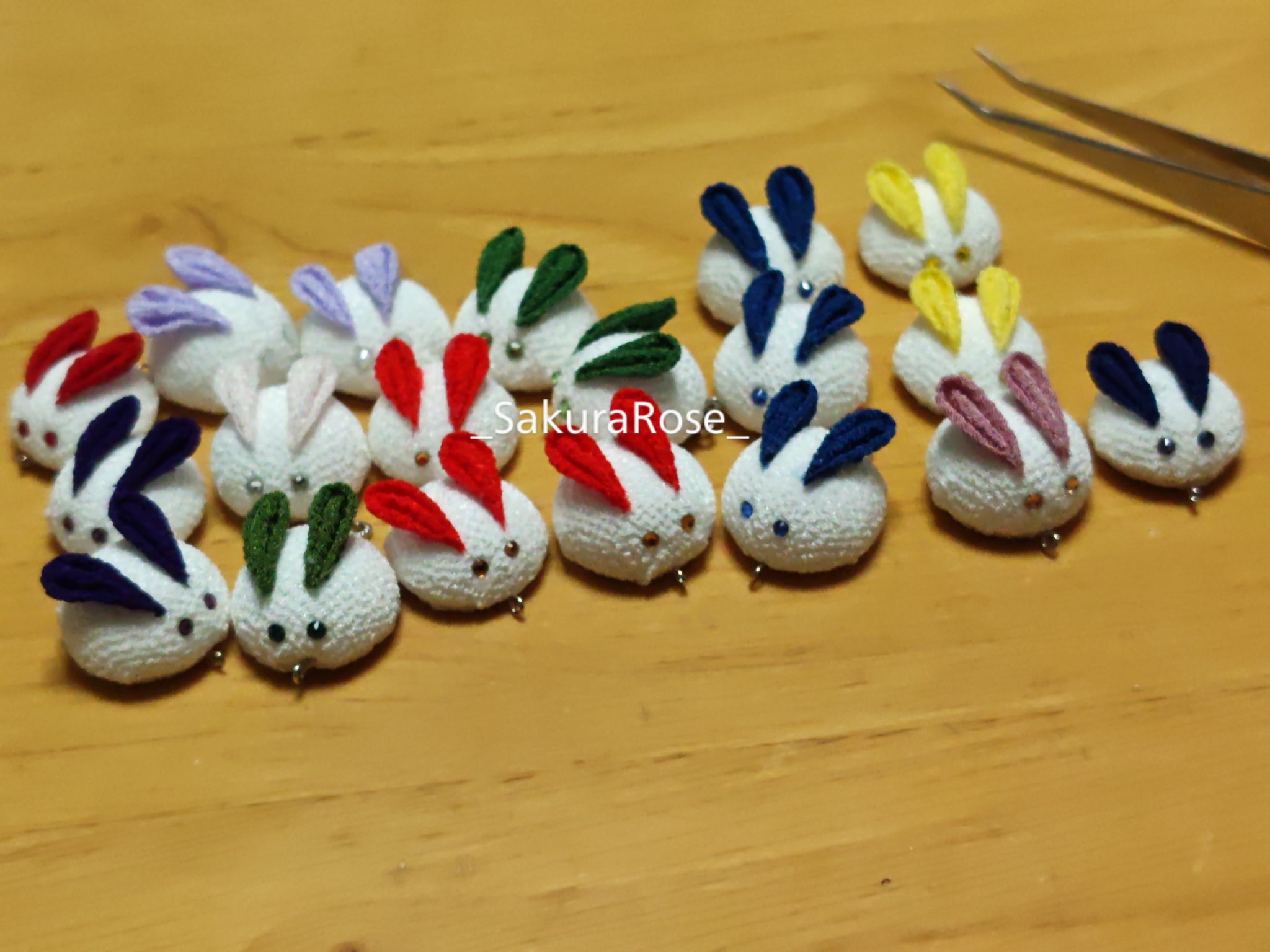 しょりんうさぎちゃんとくまさんのデート、コスモス、秋アレンジ❣️ピンク❁⃘* 𖠿𖥧｡⋆⸜ ⚘ ⸝⋆‪‪𖠿𖥧𖥣⋆‪⸜ ⚘ 𖠿𖥣｡ モールで作るうさぎ‬‬‬