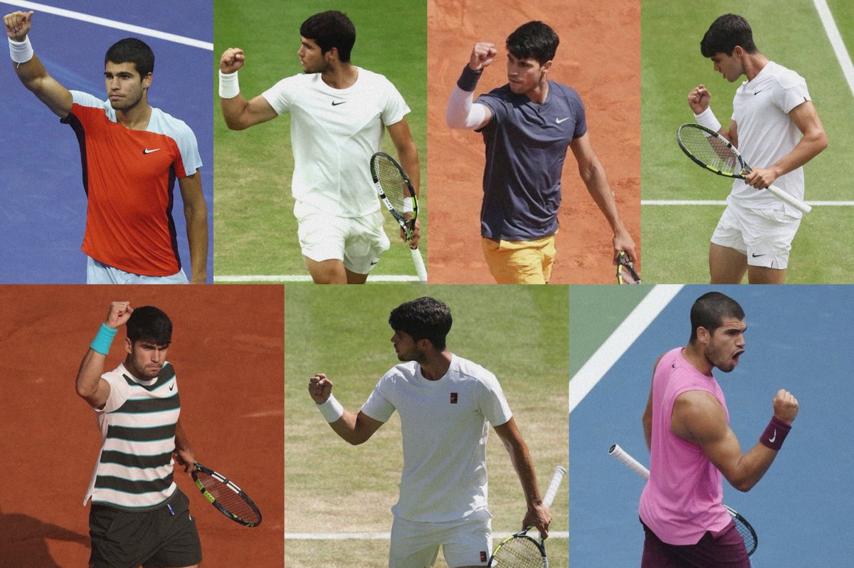 7 Grand Slam finals at 22 years old.