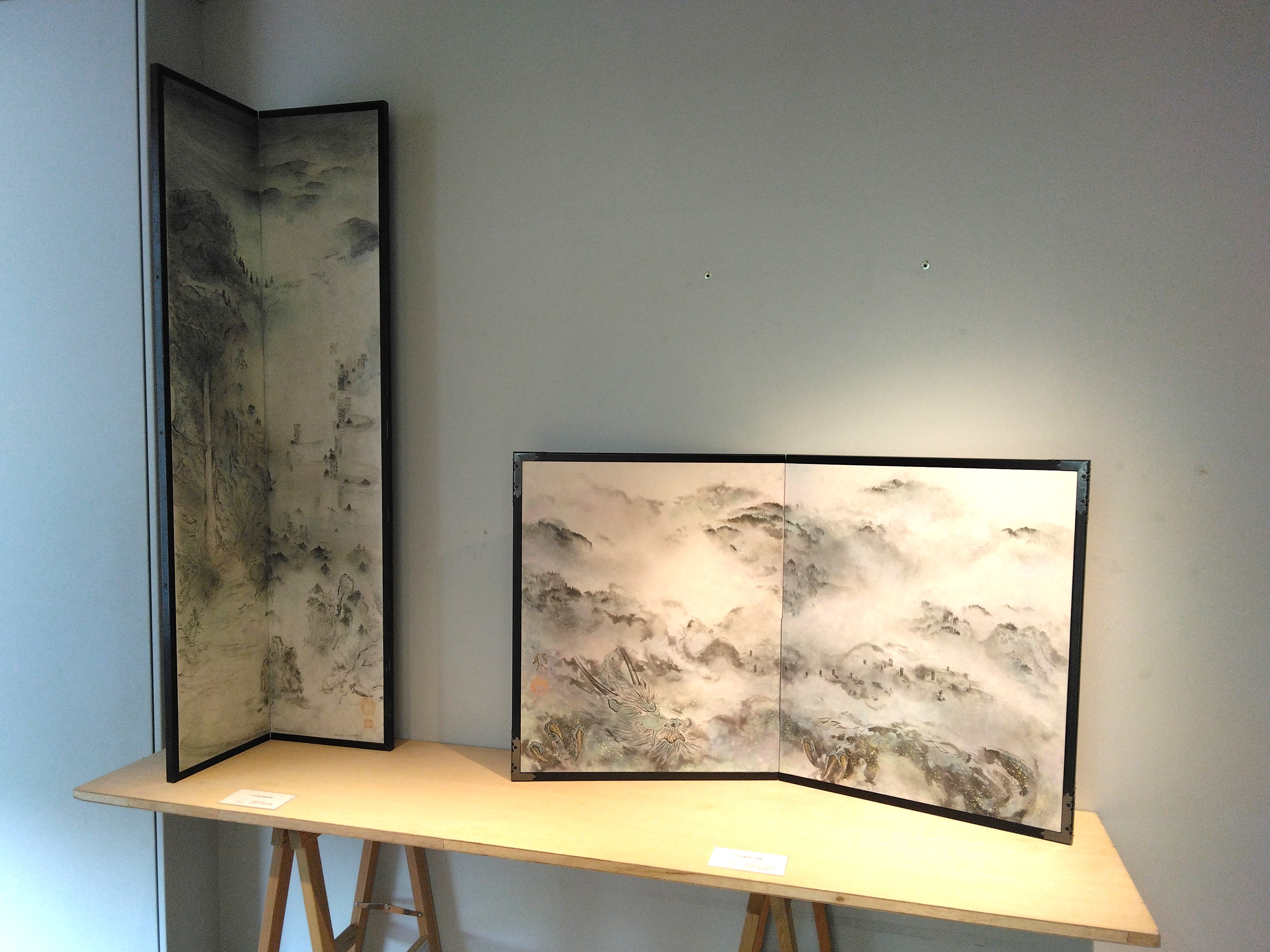 真下慶治、【左沢の最上川】、希少・大判豪華画集画、新品高級額・額装付、 真下慶治、【左沢の最上川】、希少・大判豪華画集画、新品高級額
