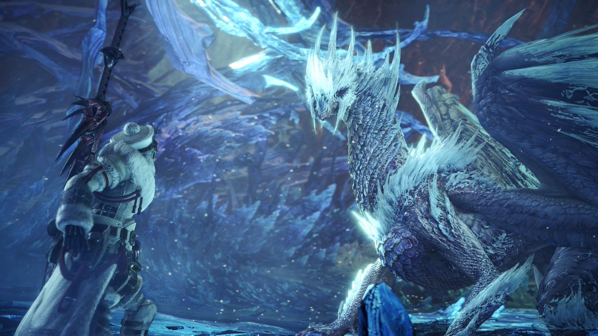 MHWs_x_Rikka07's tweet image. おはようございます☀

今日でアイスボーン6周年👏🏻( ᵒ̴̶̷̤‧̫ ᵒ̴̶̷̤  )
推しであるイヴェルカーナに出会えた思い出の作品❄🪽
これからもずっとずっと愛され続ける作品でありますように...!!

&quot;導きの青い星が輝かんことを&quot;
週末もモンハンライフ楽しみましょう🐾

#MHWI #MHWアイスボーン