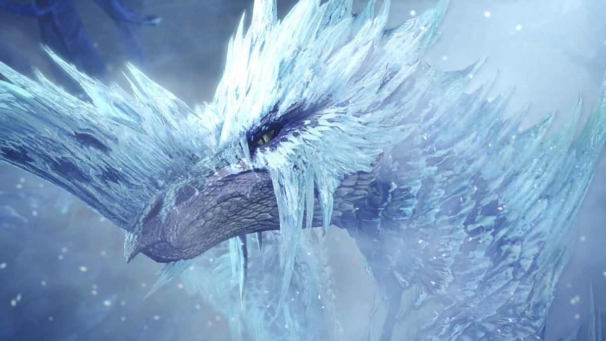 MHWs_x_Rikka07's tweet image. おはようございます☀

今日でアイスボーン6周年👏🏻( ᵒ̴̶̷̤‧̫ ᵒ̴̶̷̤  )
推しであるイヴェルカーナに出会えた思い出の作品❄🪽
これからもずっとずっと愛され続ける作品でありますように...!!

&quot;導きの青い星が輝かんことを&quot;
週末もモンハンライフ楽しみましょう🐾

#MHWI #MHWアイスボーン