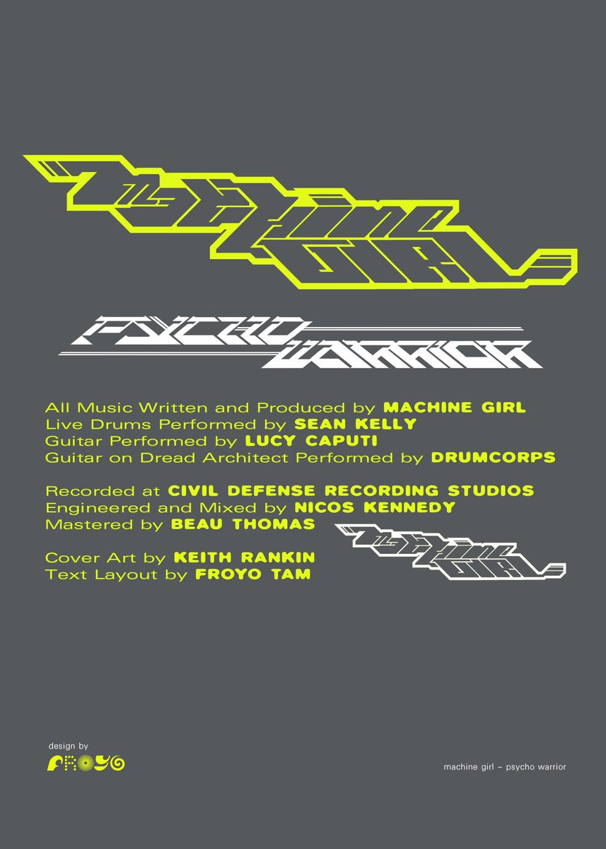 unused work I made for Machine Girl's latest album, Psycho Warrior

posted with permission <a href="/machin3gir1/">machine girl</a>