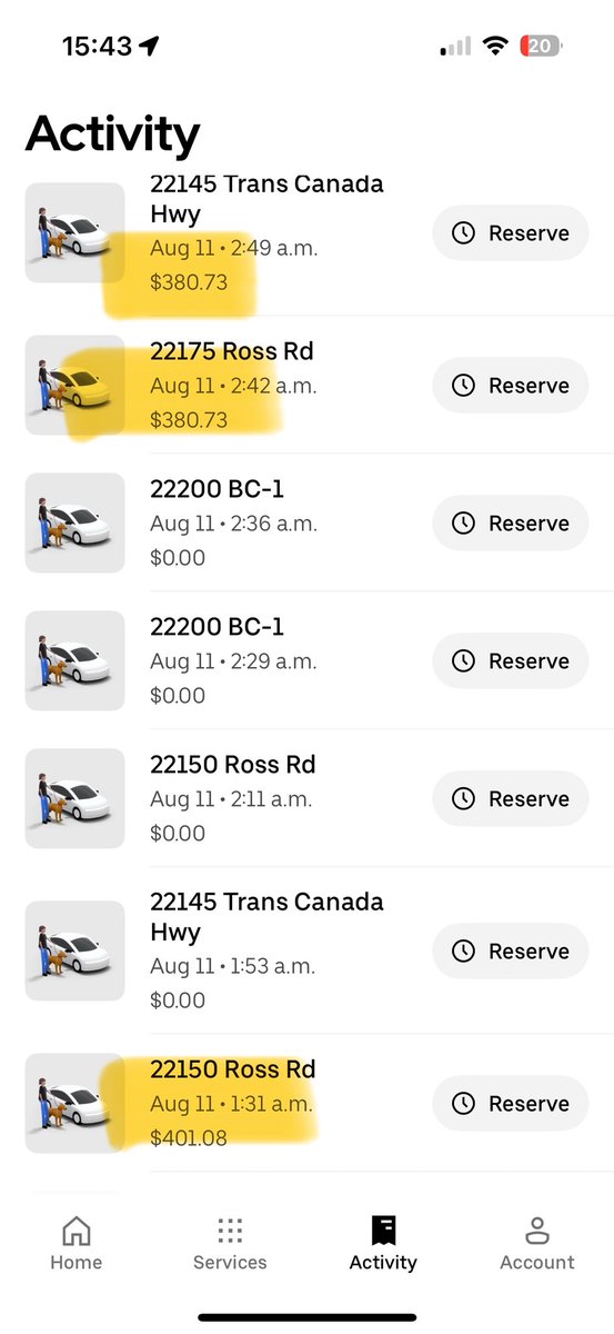 mateeoocarp's tweet photo. @Uber_Support Hi thank you for the 4 refunds. unfortunately, 3 transactions are yet to be refunded. https://t.co/7LI1ZhcntU