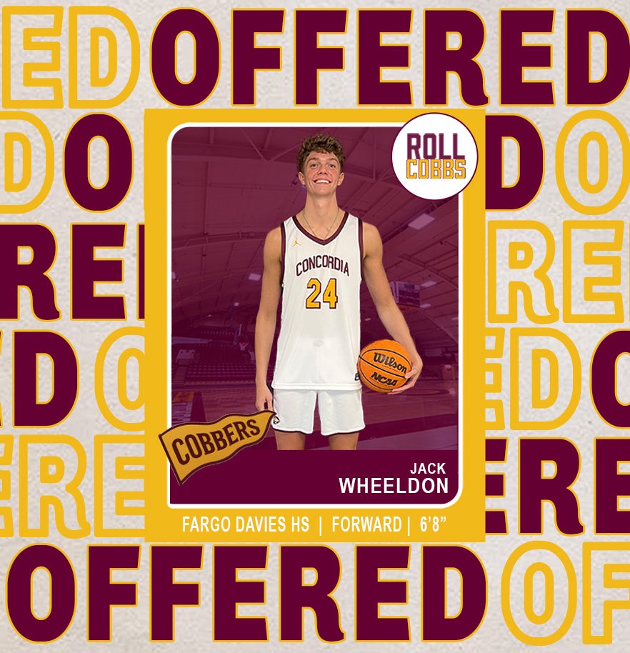 Jack Wheeldon (@jack_wheeldon1) on Twitter photo After a great visit with Coach Bormann, <a href="/CadeNiehaus/">Cade Niehaus</a>, and Coach Sobolik, I am blessed to have received and offer to continue my athletic and academic career at <a href="/CobberHoops/">Cobber Basketball</a>! After a great visit with Coach Bormann, <a href="/CadeNiehaus/">Cade Niehaus</a>, and Coach Sobolik, I am blessed to have received and offer to continue my athletic and academic career at <a href="/CobberHoops/">Cobber Basketball</a>!