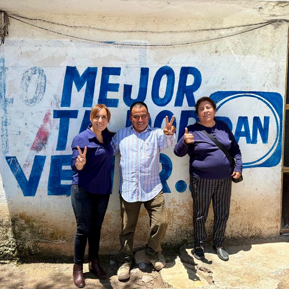 Desde Santo Tomás Chautla les decimos: ¡#SomosMás y vamos a ganar! 💙