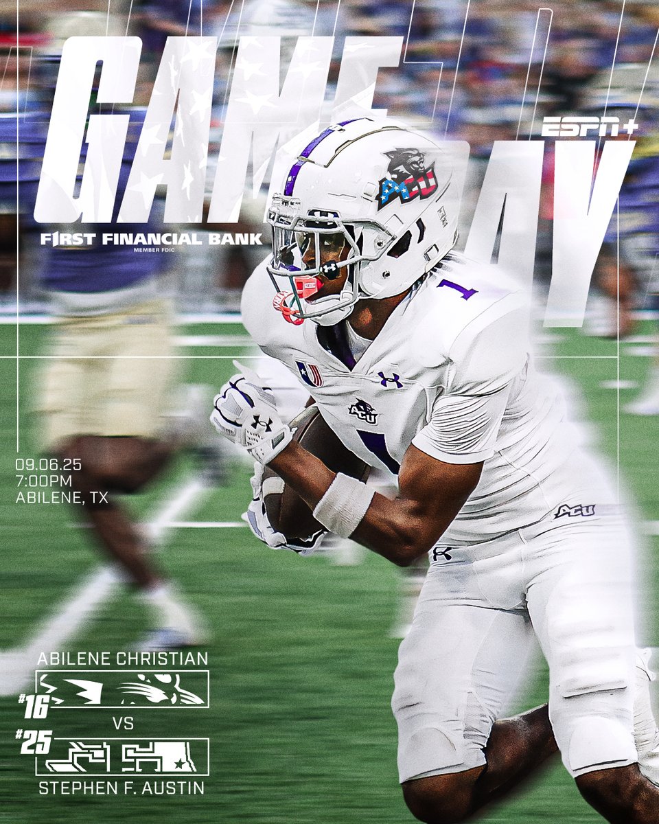 𝐖𝐞𝐞𝐤✌️𝐢𝐬 𝐡𝐞𝐫𝐞 🇺🇸

🆚: #25 SFA
📍: Wildcat Stadium 
⏰: 7:00 P.M.
🎥: ESPN+

#CDT | #GoWildcats