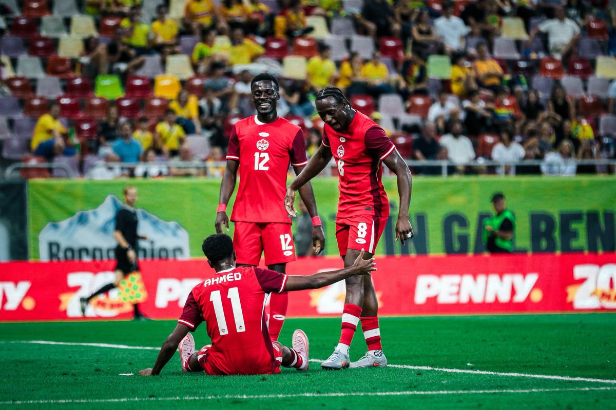 Ali Ahmed vs Romania

1 goal
1 assist
17 passes (81%)
4 chances created
1 big chance created
3/5 crosses completed
1/1 dribbles completed
9/11 ground duels won
1/1 aerial duels won
Was fouled twice
1 clearance
6 tackles
6 recoveries 

What a performance.🇨🇦 #CanMNT