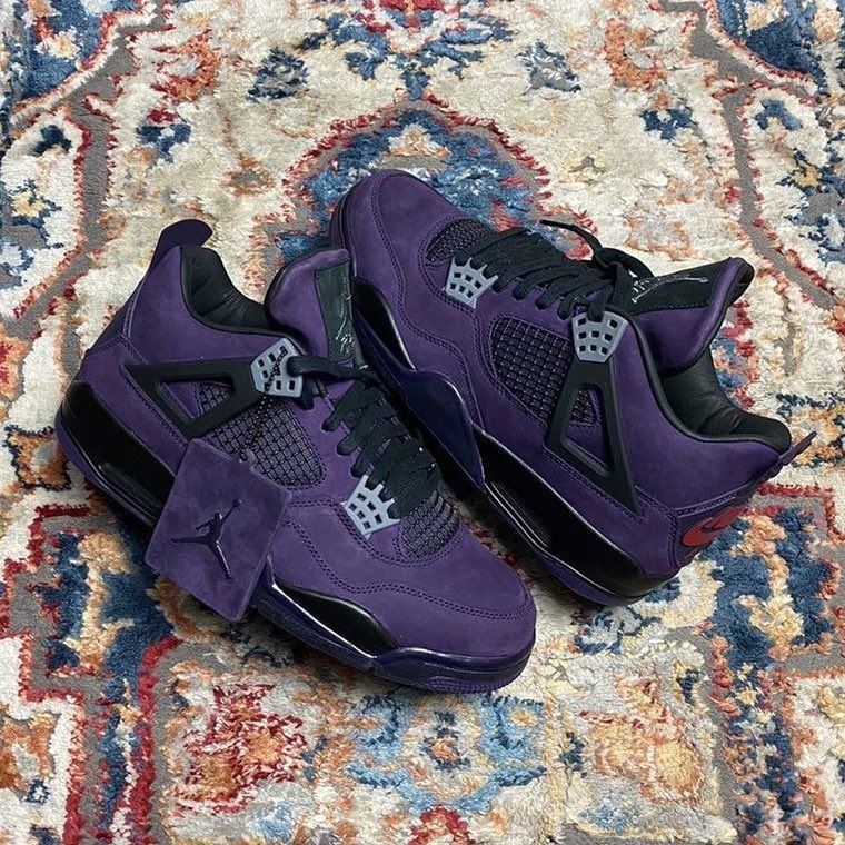 Travis Scott x Air Jordan 4 “Purple” 🍇