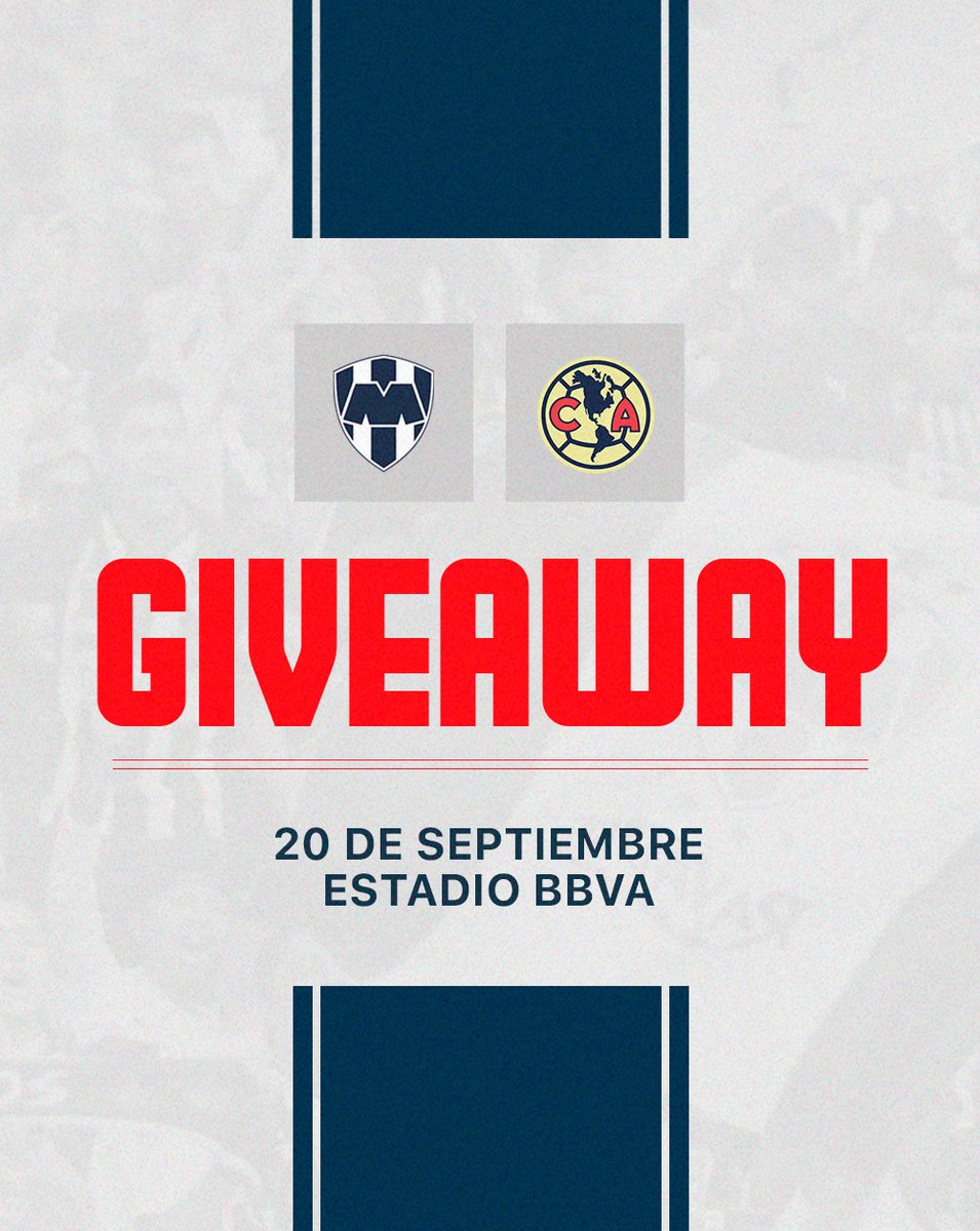 VIDUSA (@vidusacasas) on Twitter photo GIVEAWAY ‼️Con VIDUSA podrás ganarte un pase doble para el partido del 20 de septiembre del 2025 @rayados vs <a href="/ClubAmerica/">Club América</a> las 9pm en el estadio BBVA.
•Darle like a la publicación.
•Sigue nuestra cuenta@vidusacasas
• Etiqueta a un amigo (igual nos debe de seguir) GIVEAWAY ‼️Con VIDUSA podrás ganarte un pase doble para el partido del 20 de septiembre del 2025 @rayados vs <a href="/ClubAmerica/">Club América</a> las 9pm en el estadio BBVA.
•Darle like a la publicación.
•Sigue nuestra cuenta@vidusacasas
• Etiqueta a un amigo (igual nos debe de seguir)
