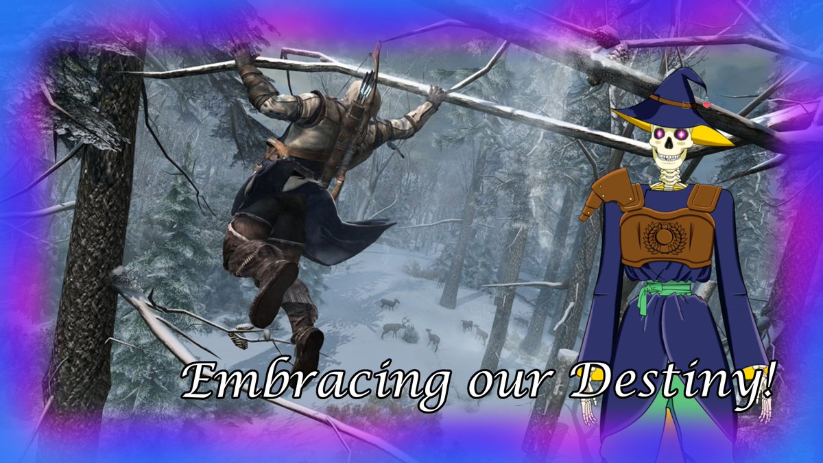 We're heading closer and closer to our fated destiny as Ratonhnhaké:ton learns what his fated destiny is! Come join the fight live in the 🟣 &amp; 🔴 Dimensions!
#ENVtuber #AssassinsCreed3