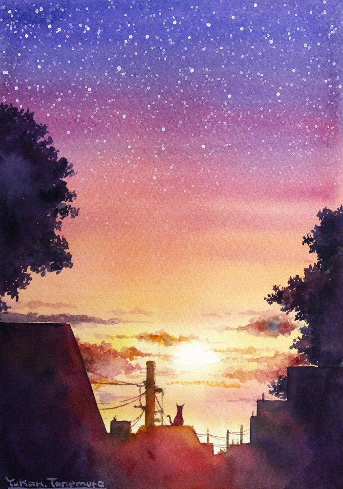 毎日水彩画@Yukari.Tanemura on X: 