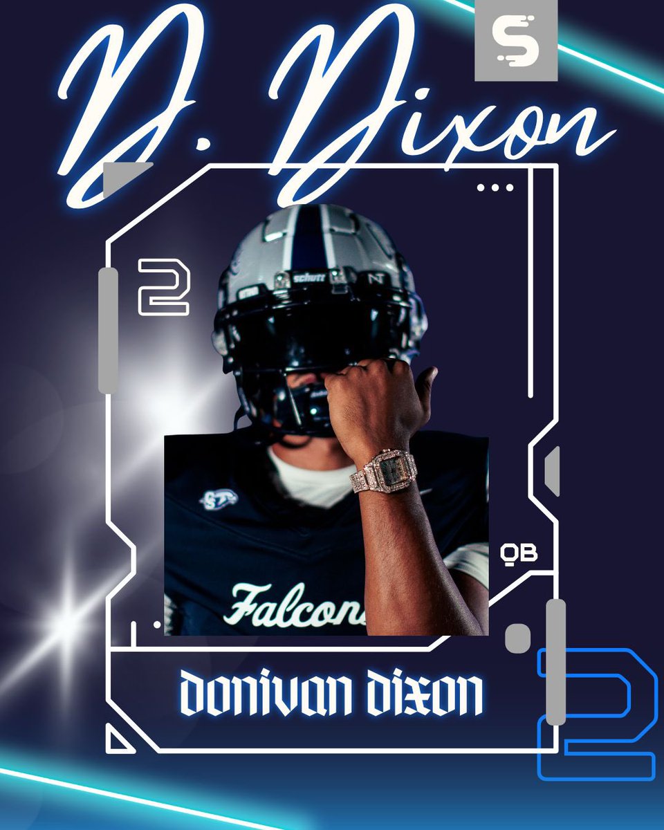 CSFalconsFB's tweet image. Senior Donivan Dixon