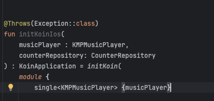 oscar_kotlin's tweet image. I needed to make a very simple audio player with an infinite loop for the app. 

I wanted to use Skia on iOSMain, but it was taking too much time, so I decided to change the approach and use an interface instead. 

It was easy, I just created the interface in Kotlin and then made…