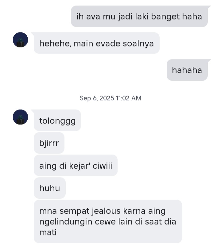 js15755's tweet photo. Awalnya ganti ava jadi keliatan 'laki banget' berujung dikejar ciwi2 hahahaha😭😭 https://t.co/joBDNoEfCR