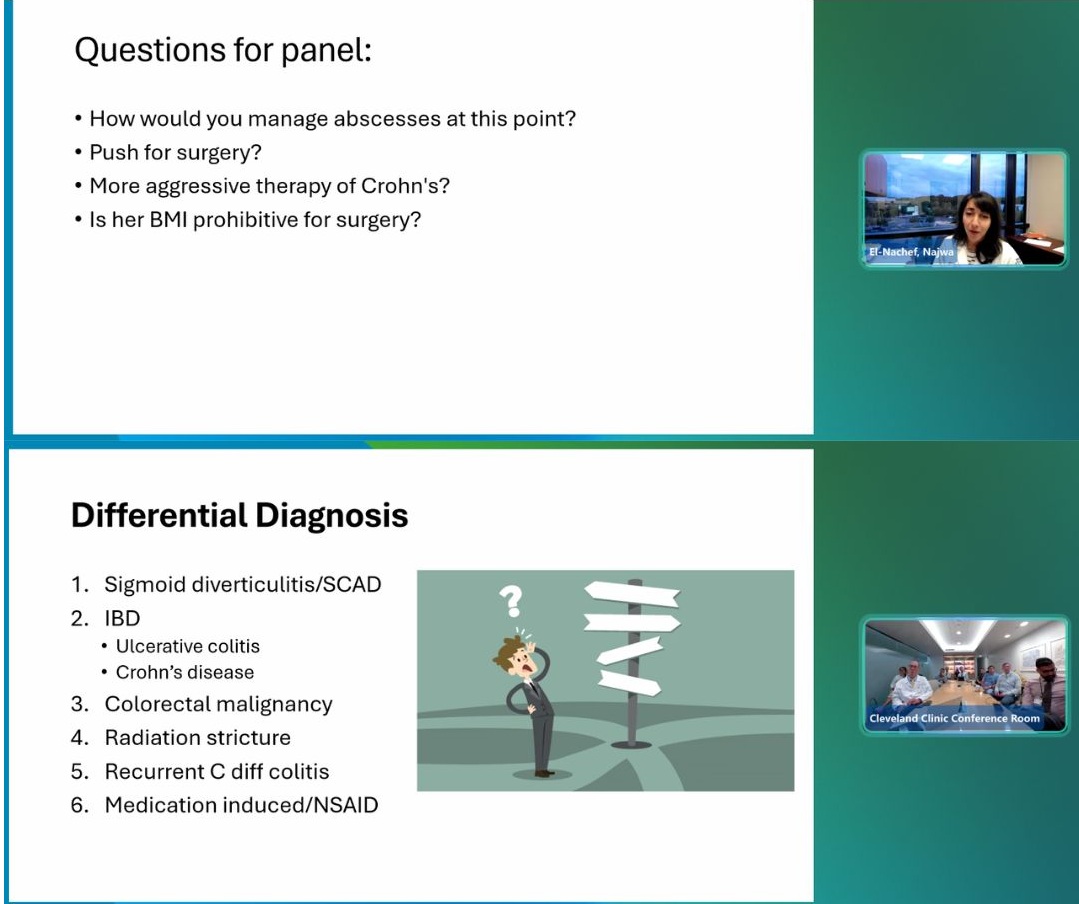 drRobinDud's tweet image. 1⃣st in🆕school year @ibdlive with Prof @MRegueiroMD 

2⃣ didactic cases that NOT every macroscopic view of intestinal🔥inflammation is only @IBD
from @HenryFordHealth &amp;amp;  @CleClinicMD 

3⃣important take🏠home messages when managing #IBDpatients

@ClevelandClinic #colitis #crohns