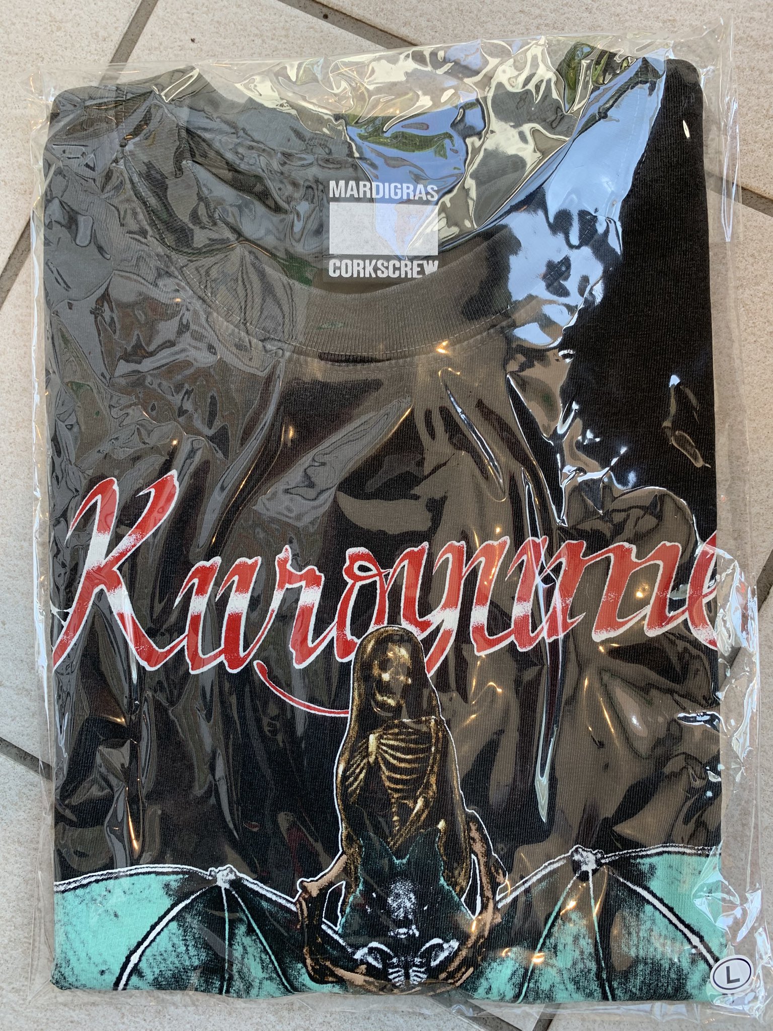 punk ファッション 黒夢 CORKSCREW セントマイケルコラボTシャツ