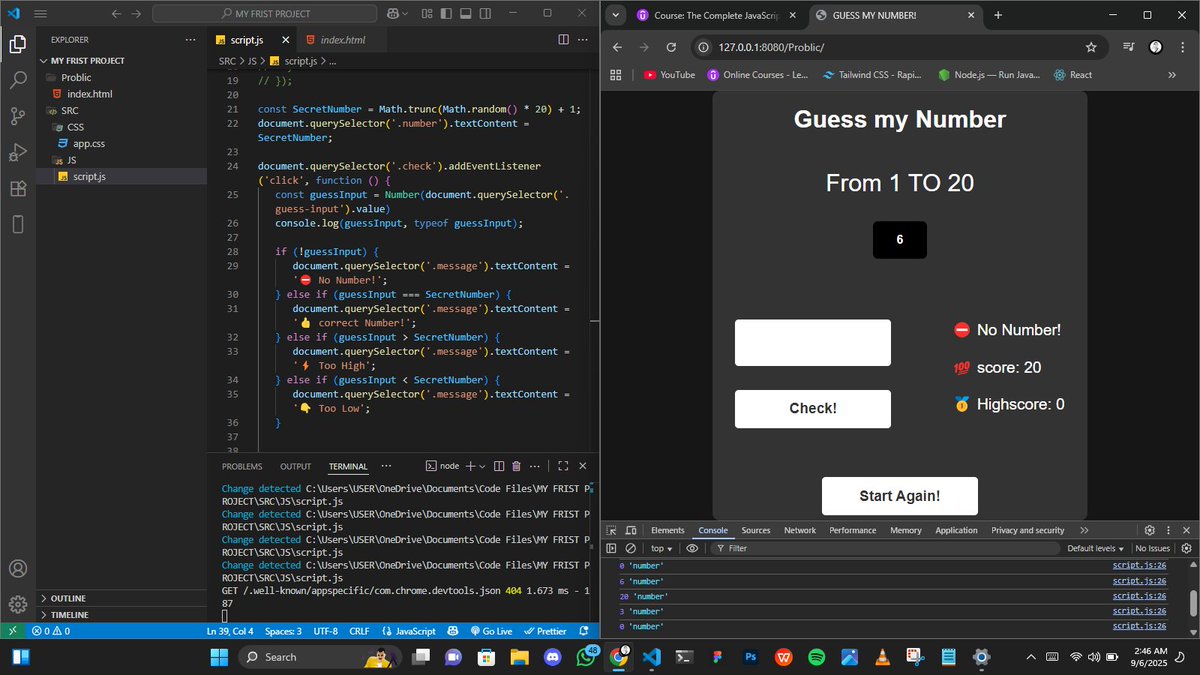 _dawndev's tweet image. GM Guys 🌅 

After adding the event, now adding if, else, else if, statement more to come we keep building . Now am being to understand how this work like implementing from HTML to JavaScript, by using documents, event and if, else, else if 🧑‍💻👍.

#100DayofCodeChallenge