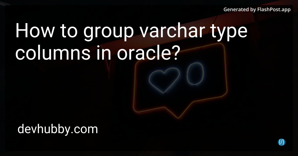 JordanKEurope's tweet image. Is there a &apos;sort by chaos&apos; feature I can use on VARCHAR columns in Oracle?

Source: devhubby.com/thread/how-to-…

#SQLDeveloper #TechTips #LearnSQL #TechCommunity #instaarchitecture #type