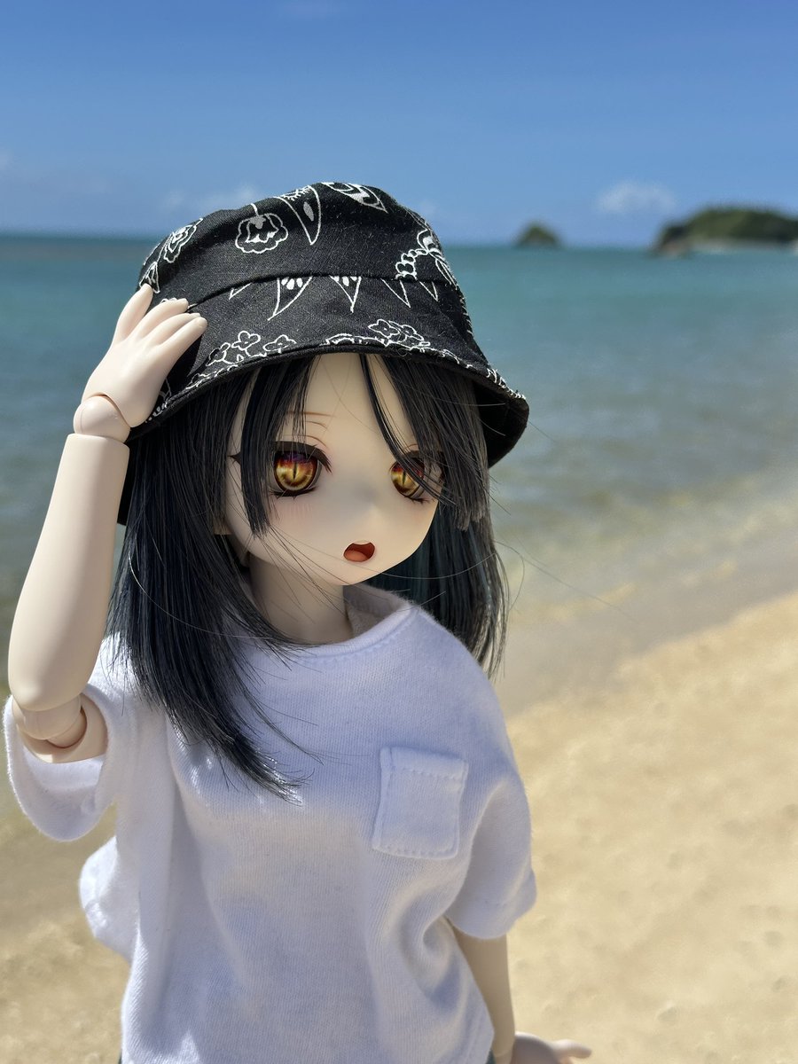 海岸爆風すぎて手持ち撮影🌪️