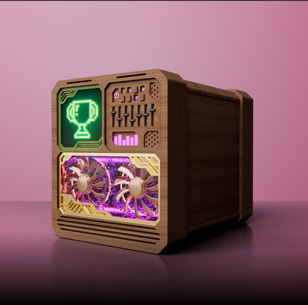 xRickyPhx's tweet image. #GoMining10M
My favorite miner of all time on @gomining 💎🔥
Not the best with TH but still my fav.
Custom rig with wood finish, purple neon vibes &amp;amp; twin golden fans 🖥️
⚡ Power: 9.18 TH | 🔌 Efficiency: 15 W/TH
🏆 Mining Treasure – ranked in the top 5% rarity!

#Crypto