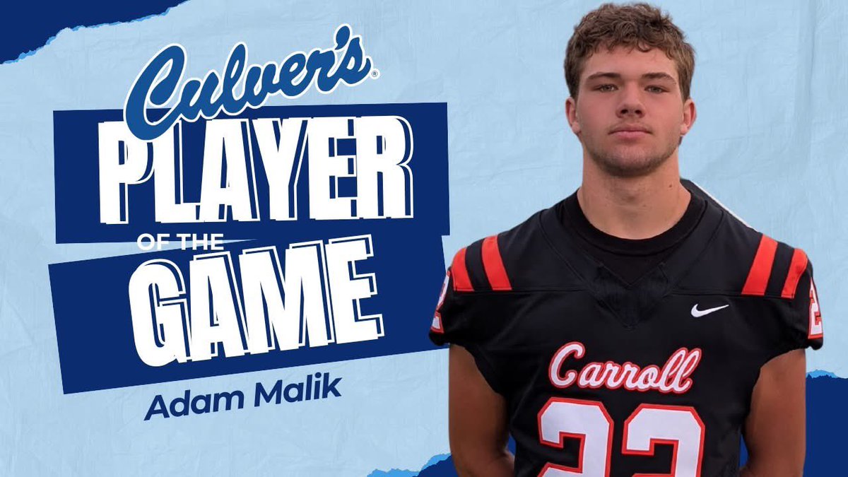 In two weeks 4 Chargers have been named CULVER’S Player of the Game! Great Job Boys! <a href="/BraytonAlford/">Brayton “B” Alford</a> <a href="/KieranPolking/">Kieran Polking</a> <a href="/JarinHoffman/">Jarin Hoffman</a> @AdamMalik174095 <a href="/CoachAlford11/">Ben Alford</a>