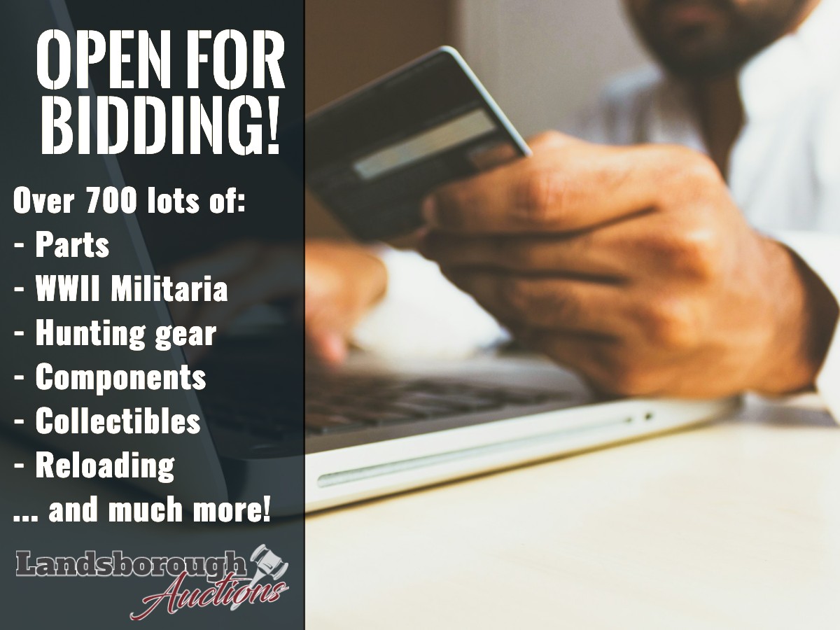 The latest auction from our sister company Landsborough Auctions is now open for bidding!