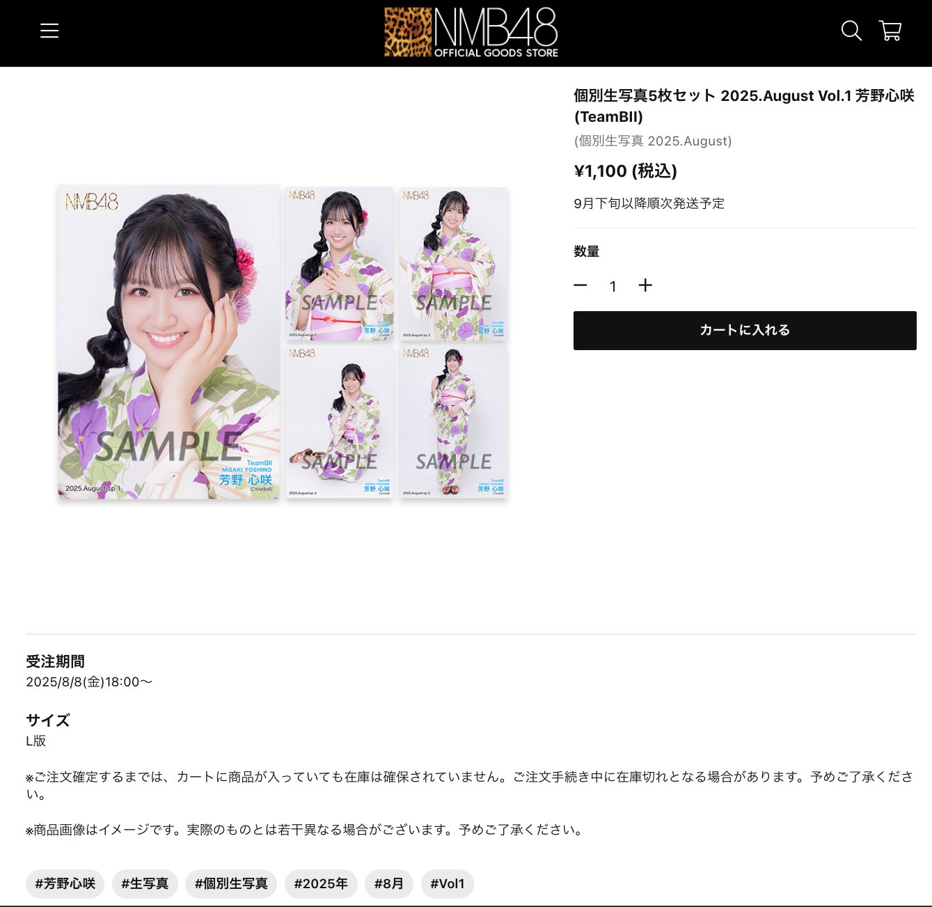 NMB48 芳野心咲 生写真 グッズセット 約150点 NMB48 芳野心咲 生写真 グッズセット NMB48 OFFICIAL GOODS STORE