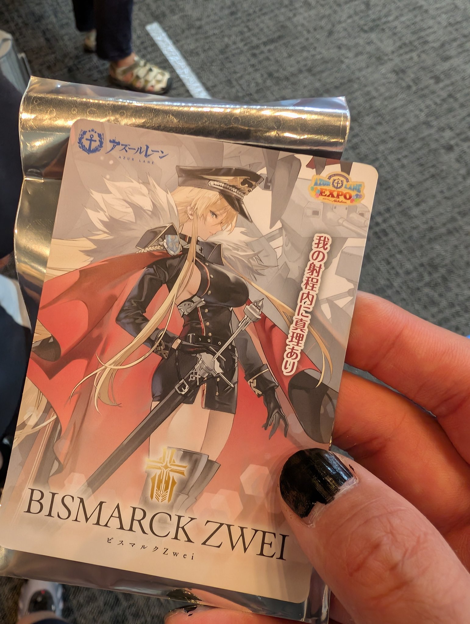 アズールレーン 8周年 EXPO 入場特典 ハウデン・リーウ カード