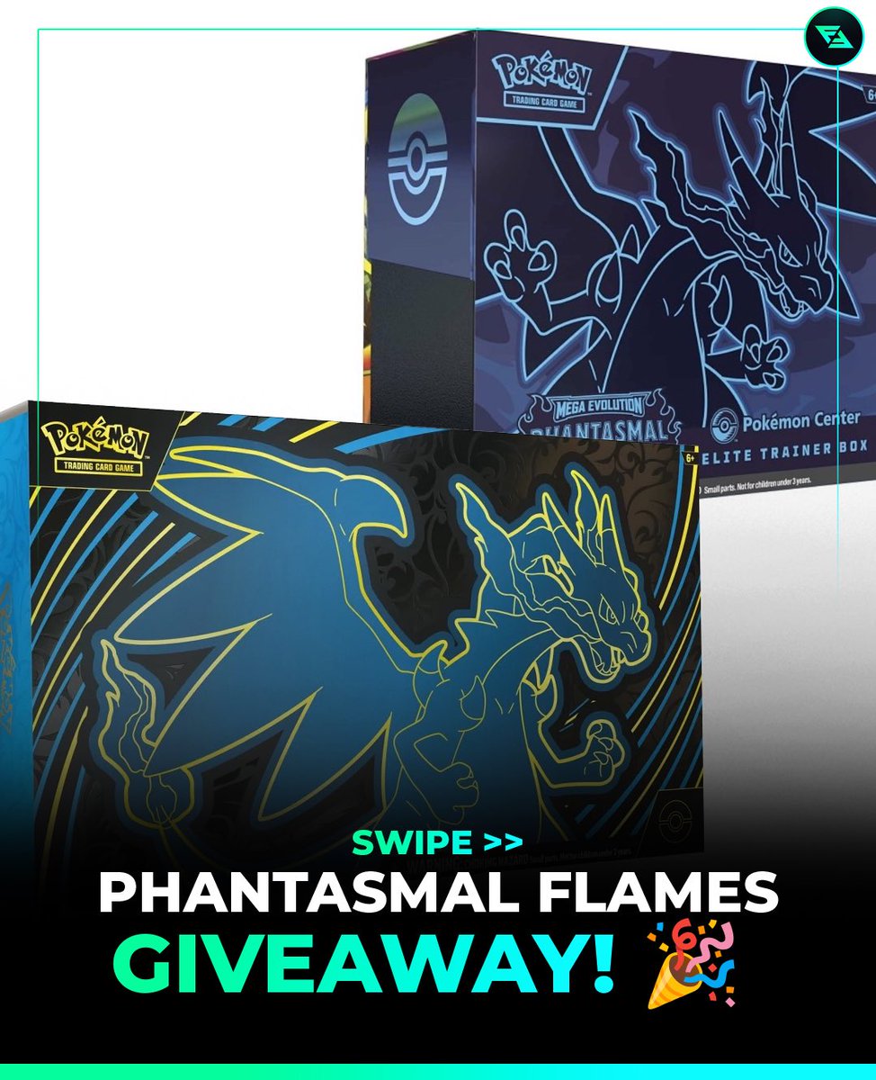 Phantasmal Flames ETB Giveaway 🎊

To enter:
✅ Follow <a href="/FlipFlip/">FlipFlip</a> 
✅Repost

Thats It! Join our discord to receive instant alerts when Pokemon sets drop discord.gg/flipflip

Winner announced 11/1 (Ships next day after)

Good luck 🍀