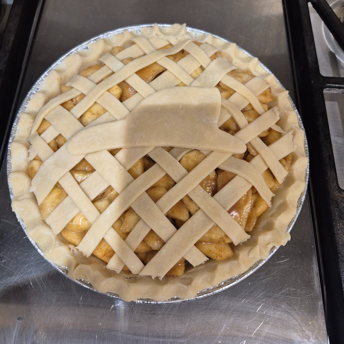 d_chief_smith's tweet image. Picton Fair is dedicating its 2025 apple pie contest to the late Jim Young.  First pie I have ever made is going in the oven.  This one's for you Jimmy.  @BellevilleFire