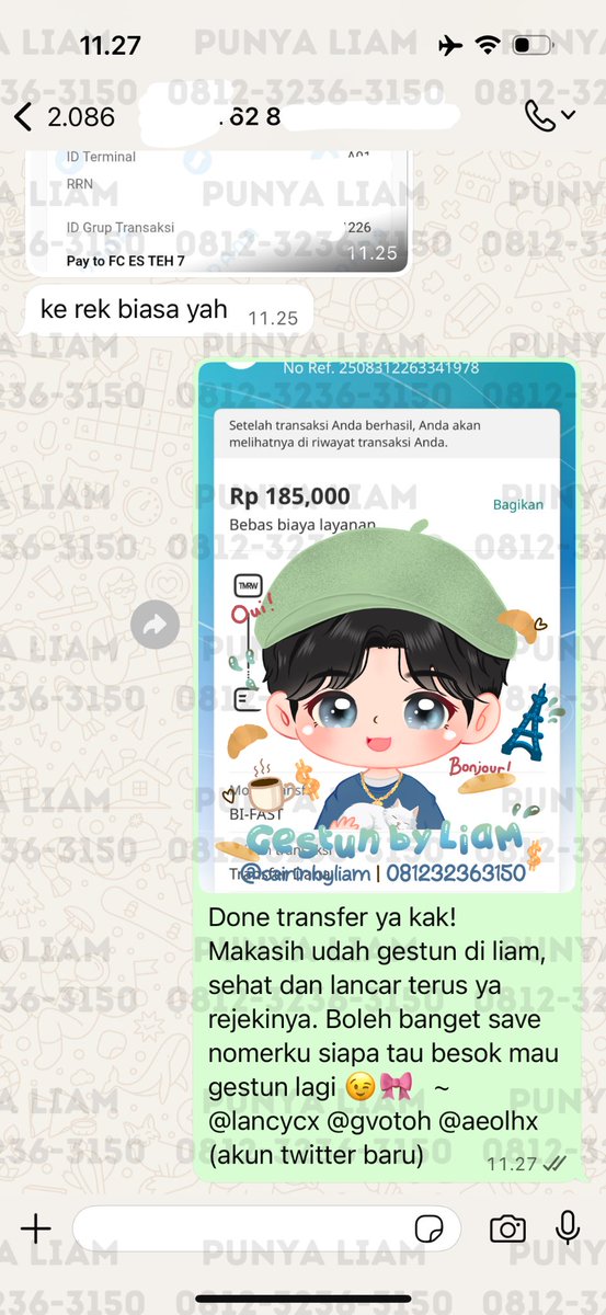 — ★! Alhamdulillah masuk lagi gestun instan banget hari ini: 

• CC BCA 200.000 get 185.000 💫

🎀🌷Siniii yang mau jasa cairin limit bisa sama aku aja fee termurah start 7% avail semua paylater :P 

TESTI 9.400++