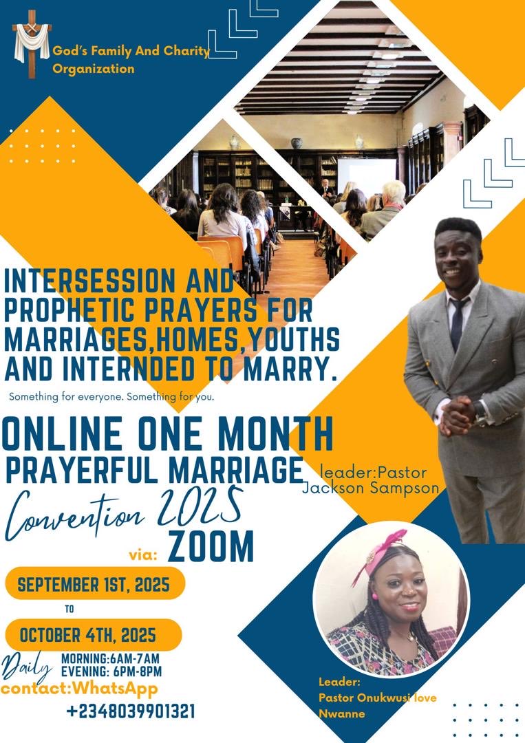 You cant afford to miss this today, it’s happening here on zoom 6pm. Please 🙏 come with your family and friends let the name of Jesus invades your  life and your home, invites some many as you can…us06web.zoom.us/j/7162776703?p…