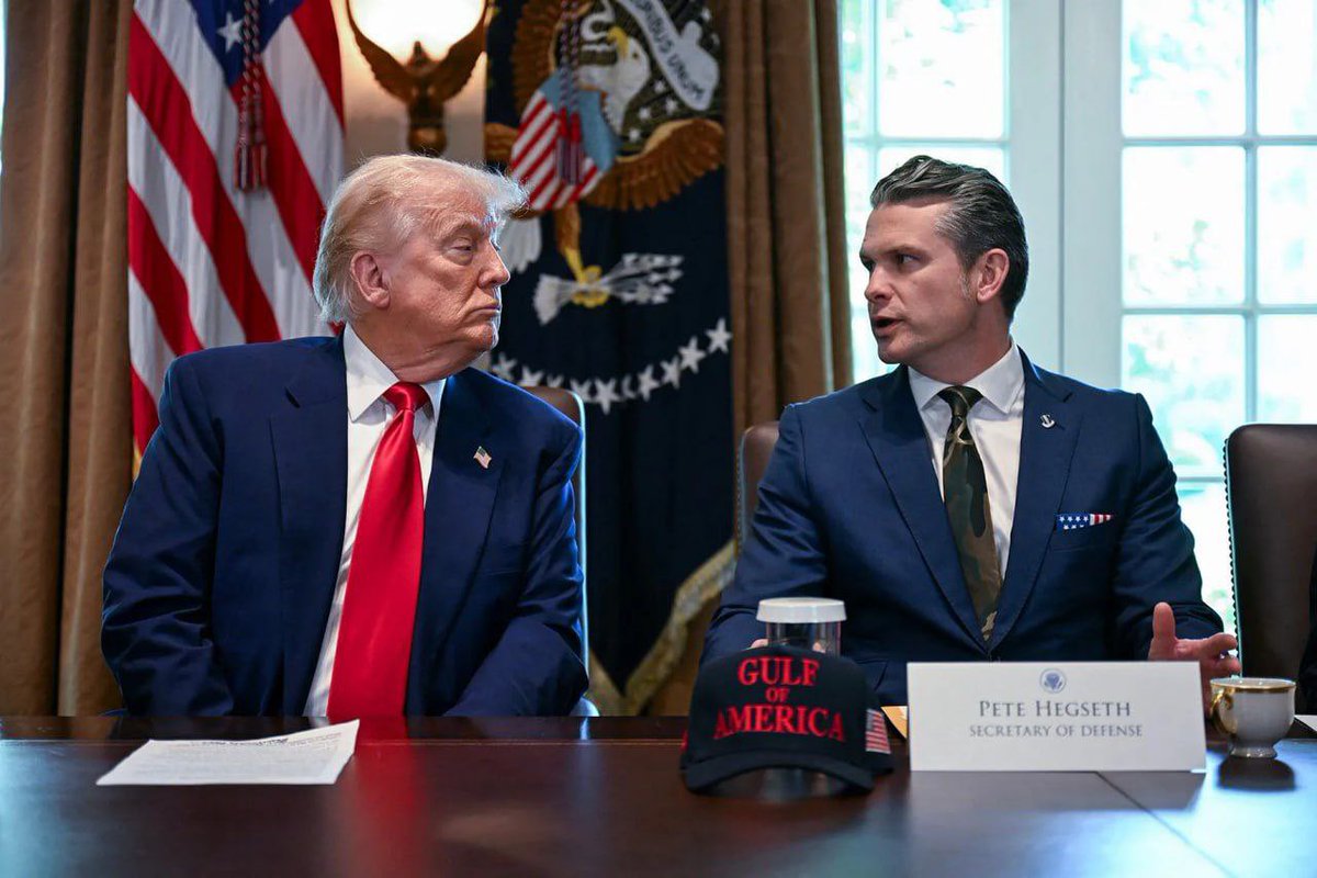 “Narco terrorist…. Kill them ALL!” 

- Trump to the Secretary of War…