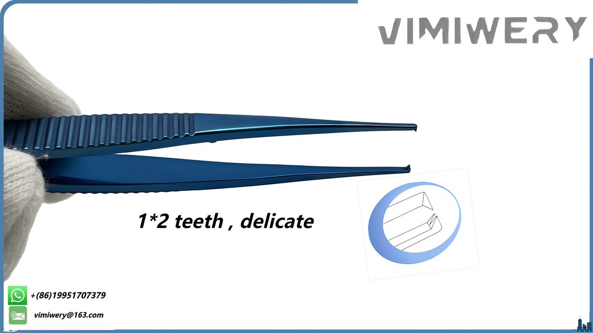 vimimery's tweet image. TissueForceps,
professional #ophthalmic #surgical #instruments. Shafts: Straight and Curved; 1*2 teeth, delicate, 100mm long. You can reach out for more details.
Email: vimiwery@163.com
ebay.com/usr/vimiwery

#ophthalmic #ophthalmology #ophthalmologist #eyesurgery #eyecare