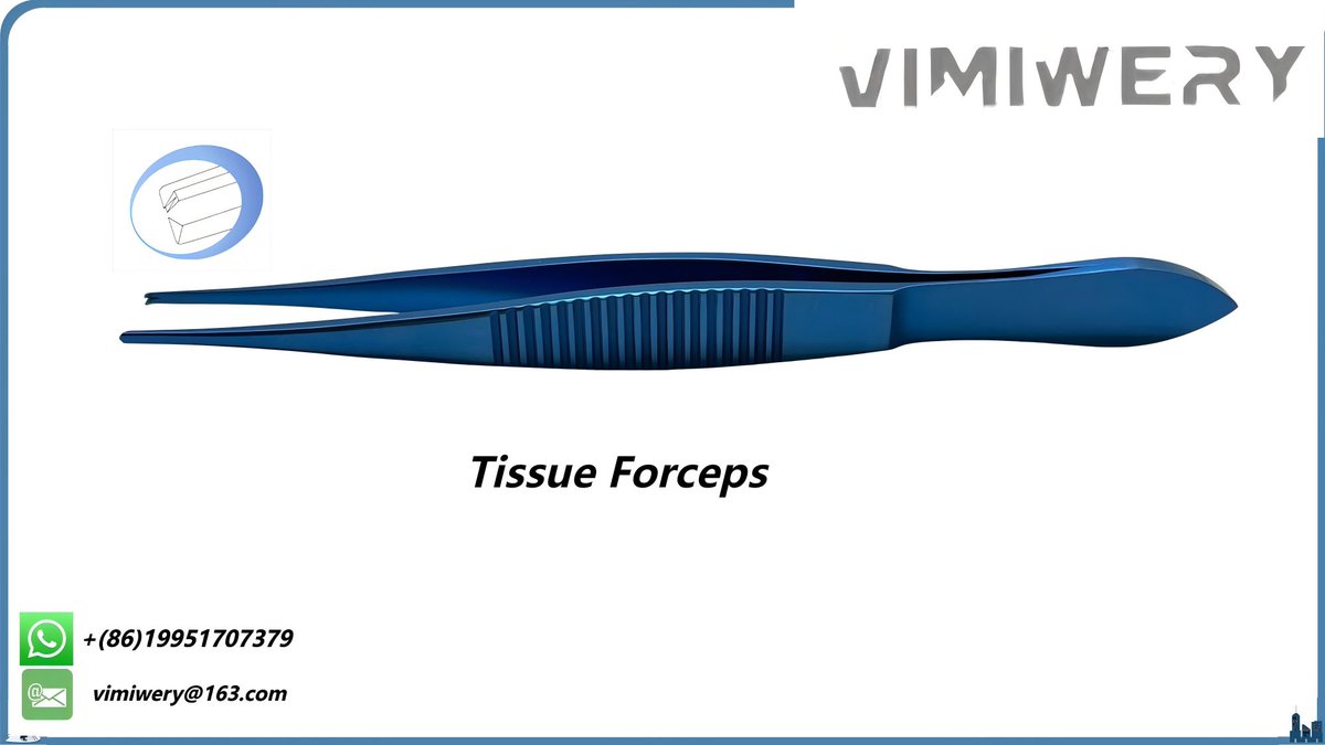 vimimery's tweet image. TissueForceps,
professional #ophthalmic #surgical #instruments. Shafts: Straight and Curved; 1*2 teeth, delicate, 100mm long. You can reach out for more details.
Email: vimiwery@163.com
ebay.com/usr/vimiwery

#ophthalmic #ophthalmology #ophthalmologist #eyesurgery #eyecare