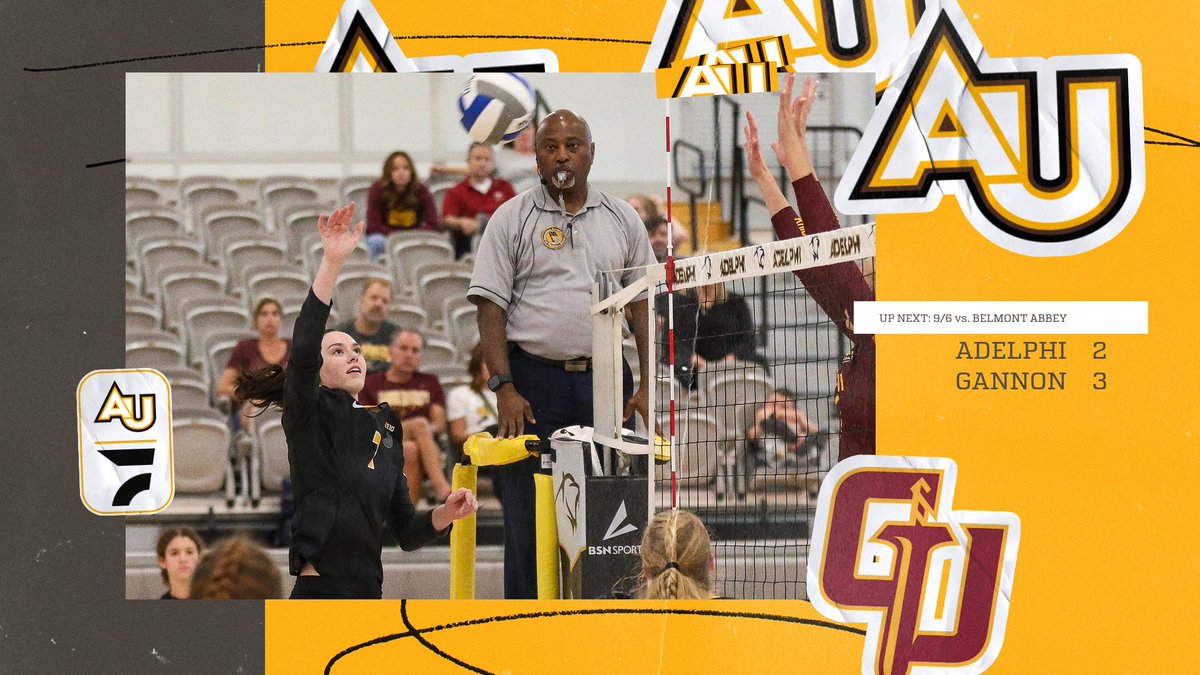 Adelphi Volleyball tweet media