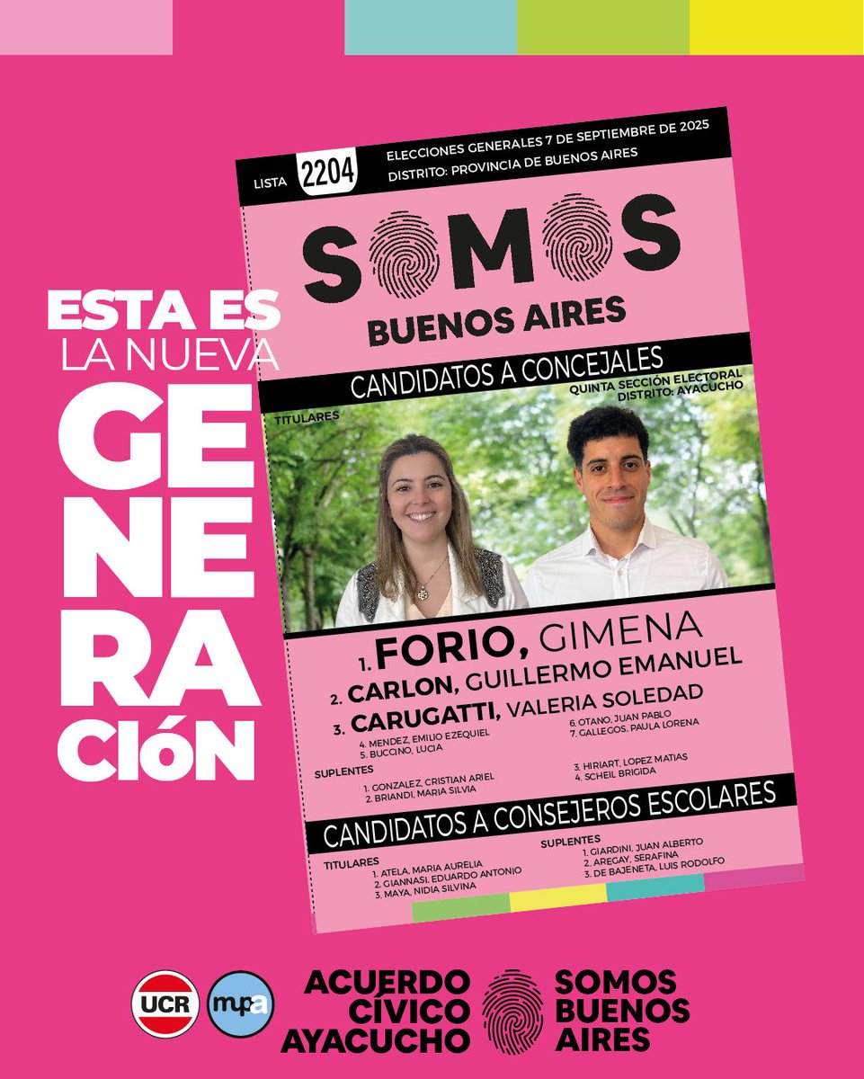 La de Gime y la de Ema..nuestra boleta para el 7 en #Ayacucho