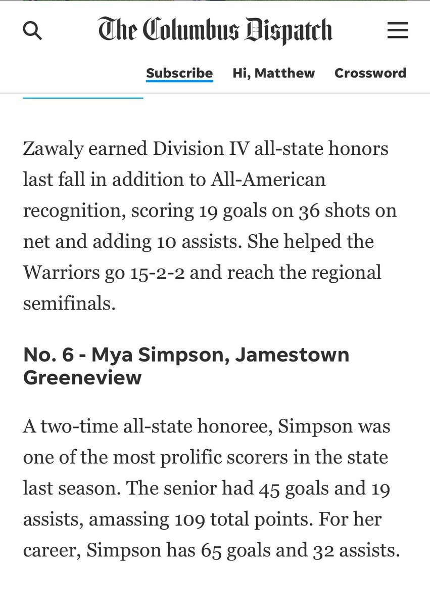 2025 Ohio’s best  top 25 high school women’s soccer players!  Great job <a href="/mya2simpson/">mya simpson</a>!